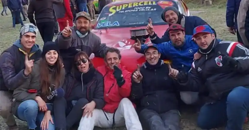 El grupo de Tandil y Vela.