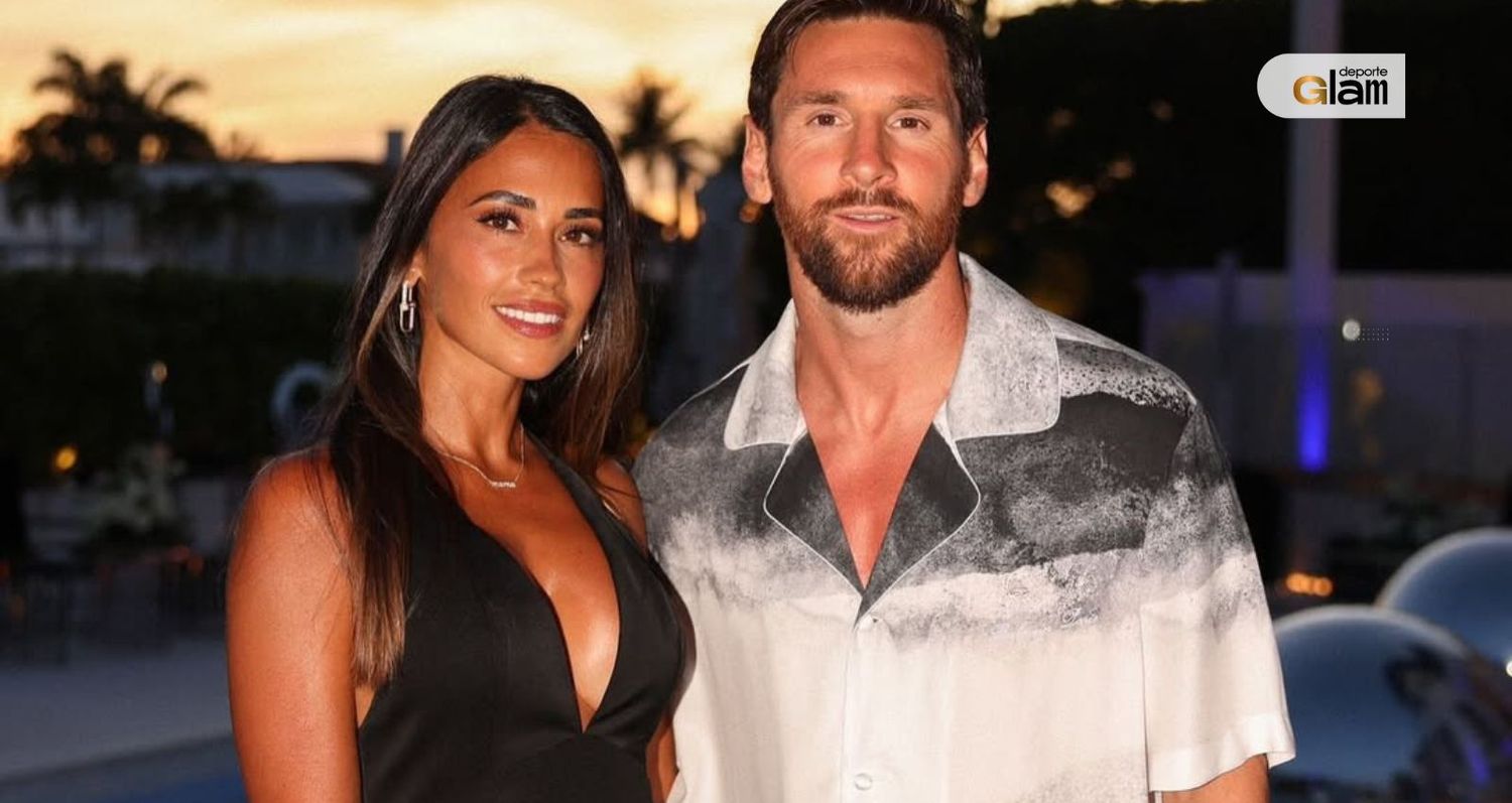 Lionel posa junto a su esposa Antonela (Foto: IG Lionel Messi)