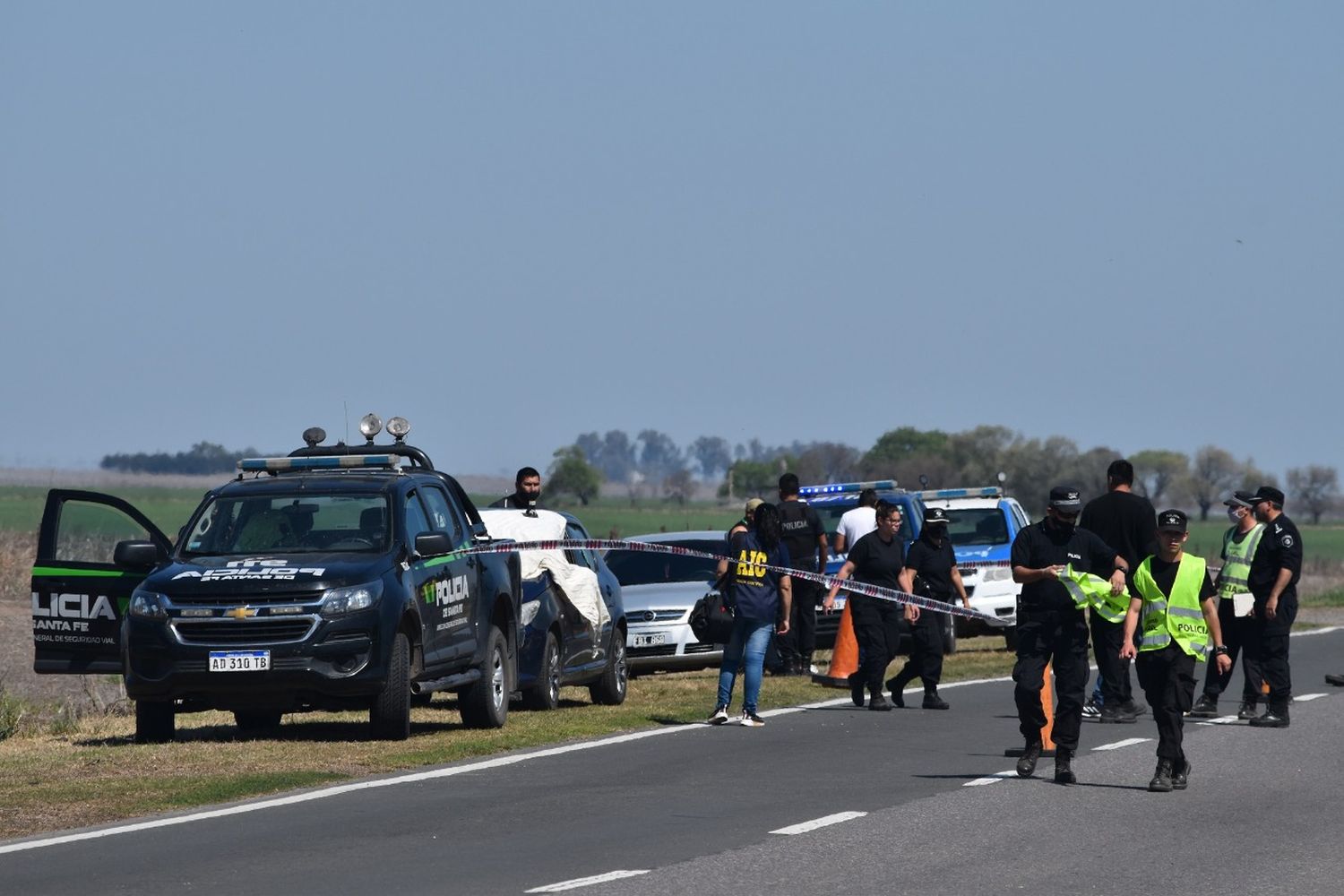 La ruta provincial 90 fue el escenario del trágico desenlace. Foto: Sur24