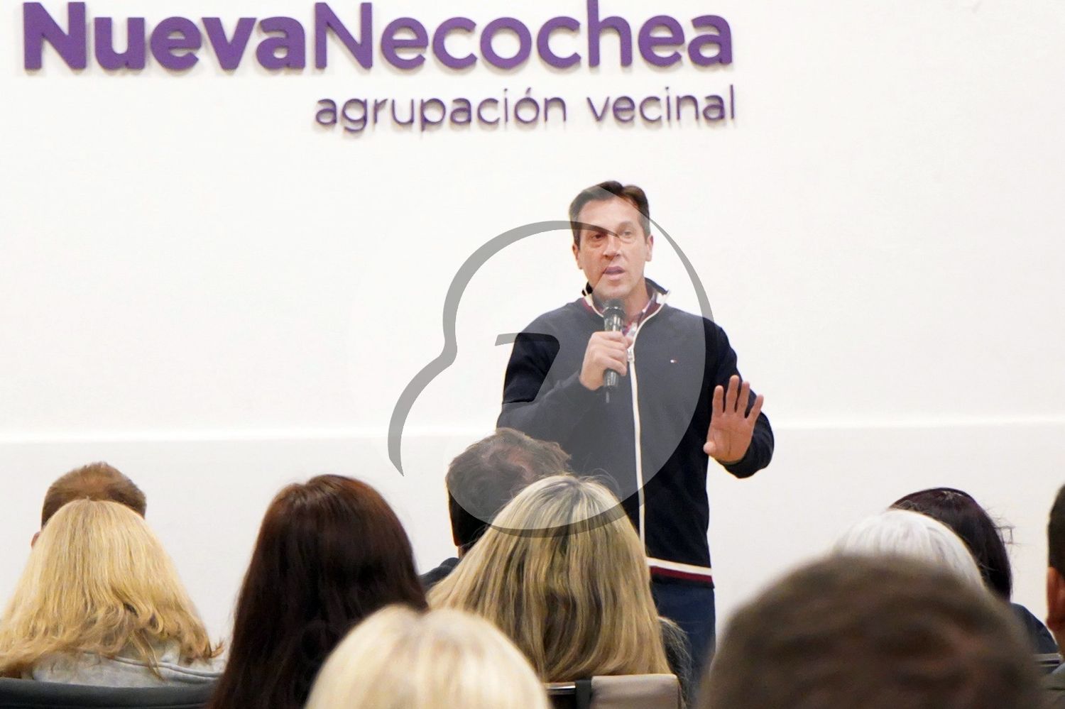El intendente brindó un potente discurso en el local partidario