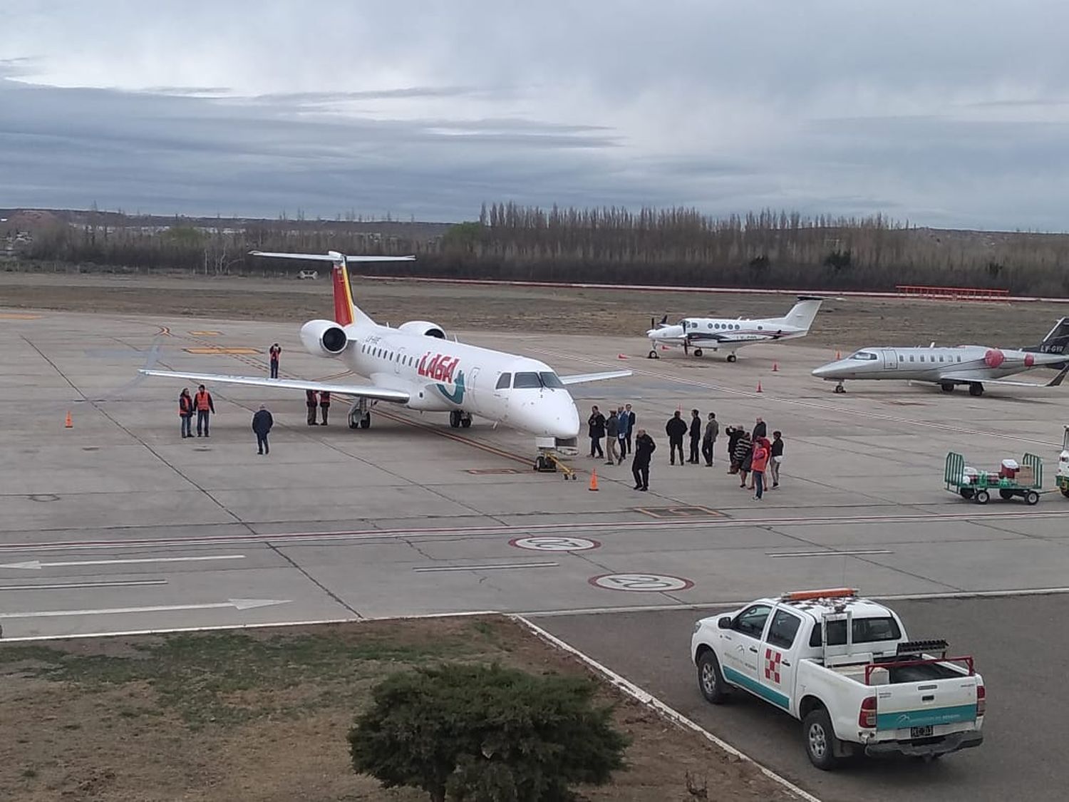 LASA empezó a surcar los cielos patagónicos