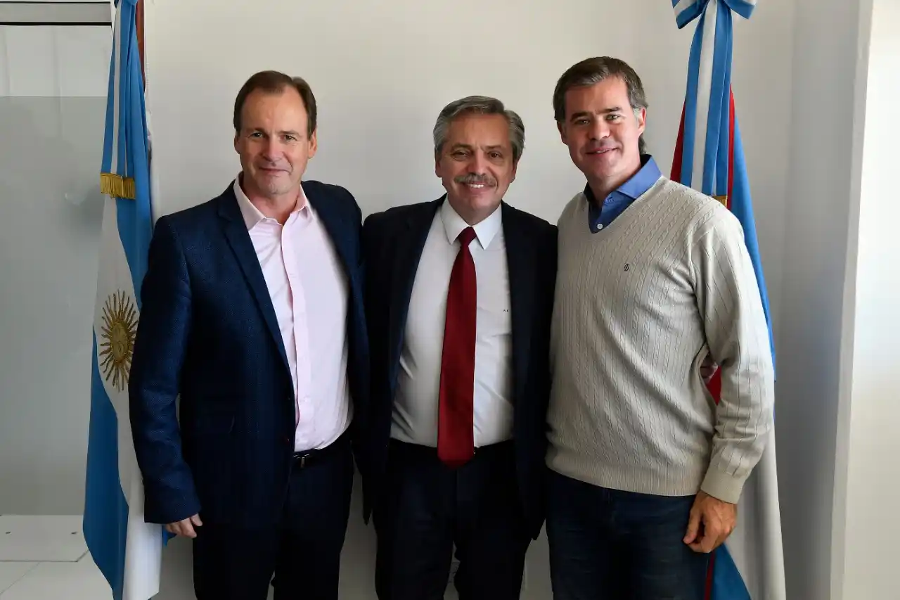 Piaggio estuvo en Paraná para acompañar a Alberto Fernández 