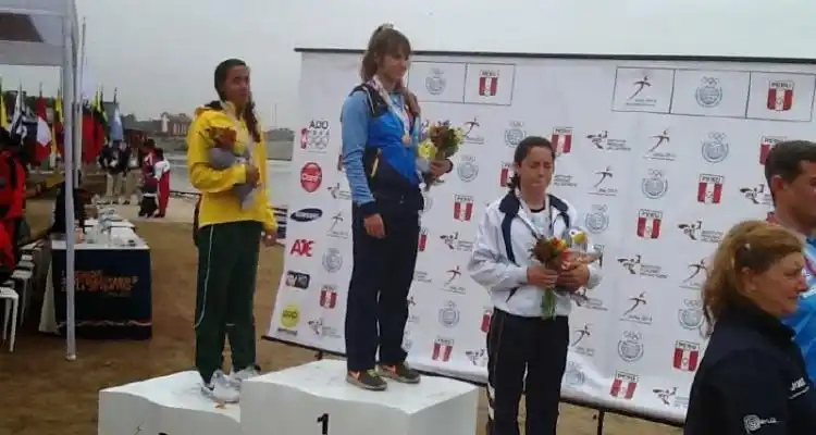 Agostina Cappelletti, campeona  Sudamericana de Canotaje
