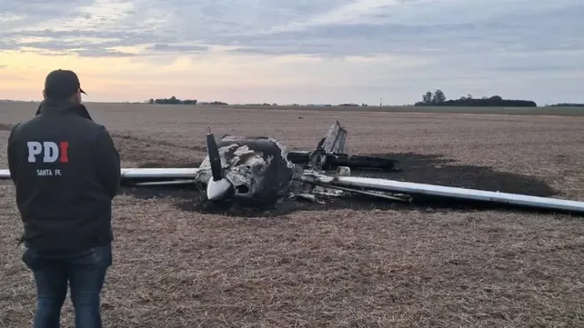 La PDI se hizo cargo de los primeros peritajes de la avioneta.