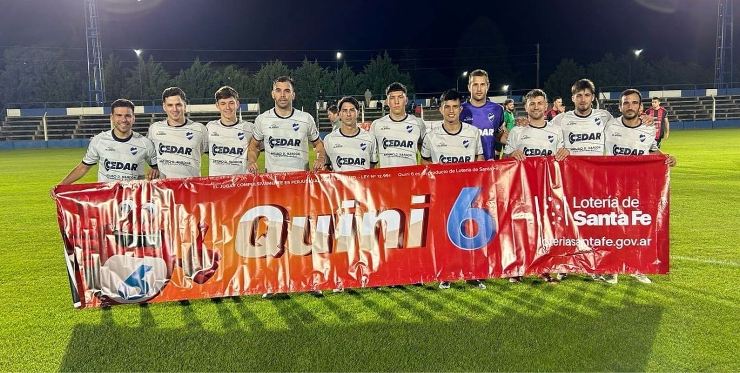El conjunto azul que a los 2 minutos de juego ya se puso en ventaja.