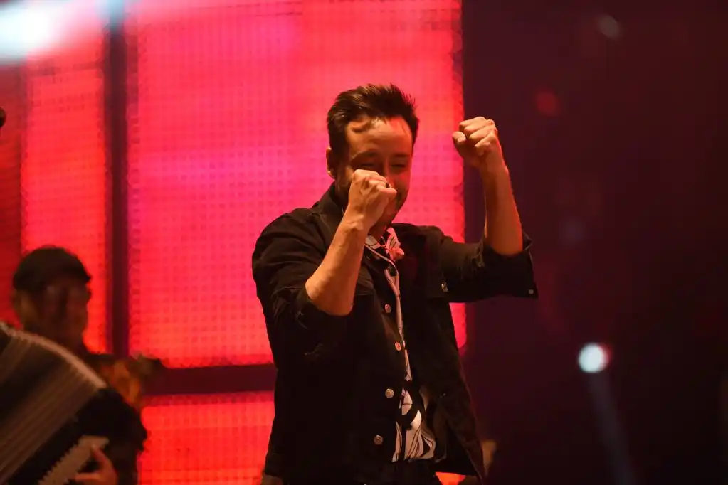 Luciano Pereyra tuvo problemas técnicos en Cosquín 2022