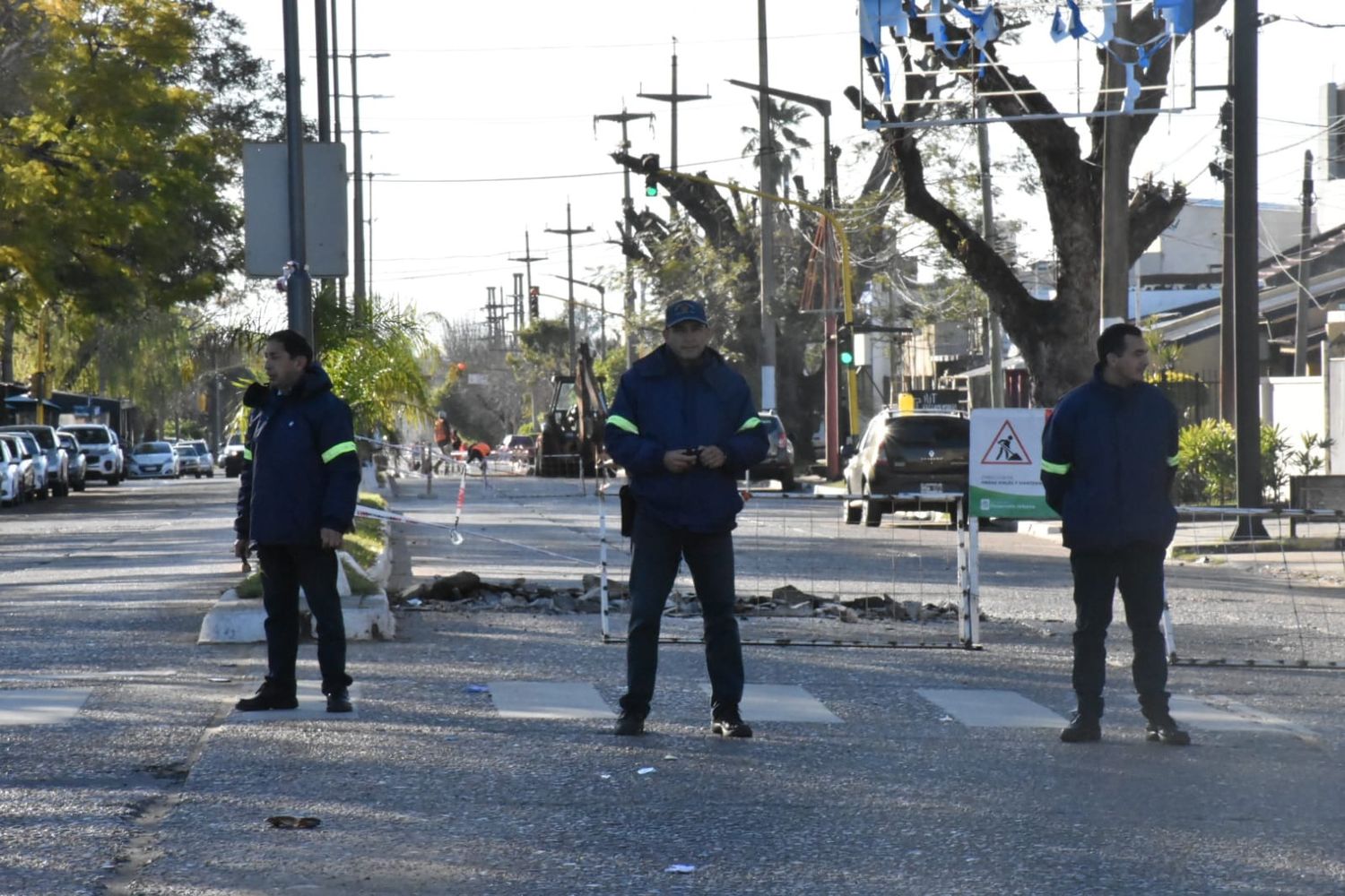 Un tramo de Avenida San Lorenzo permanecerá cortado por obras en el pavimento 