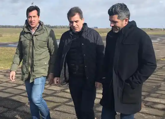 Ritondo fue recibido por Domínguez Yelpo y Rojas