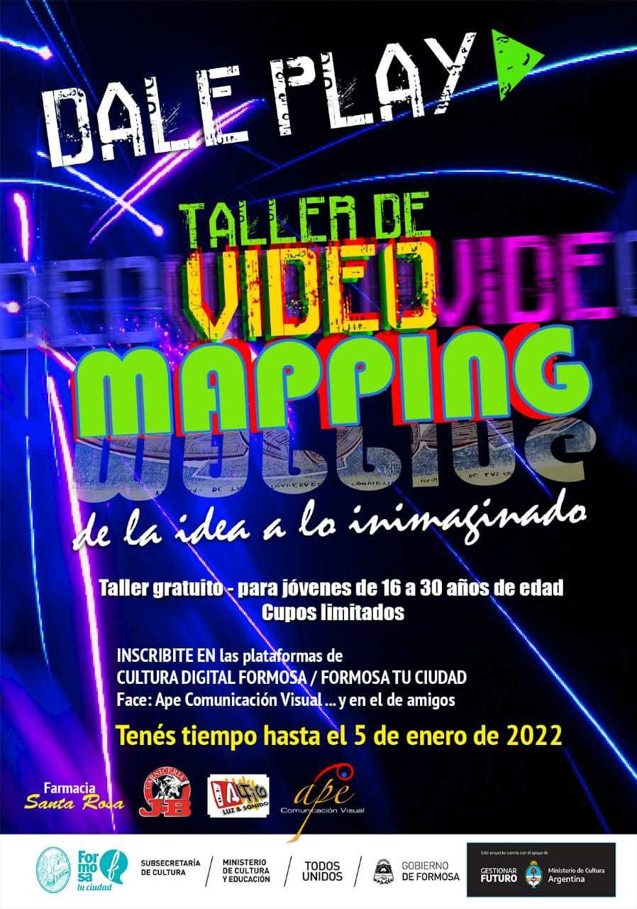 Dale Play, Taller de Video Mapping para jóvenes