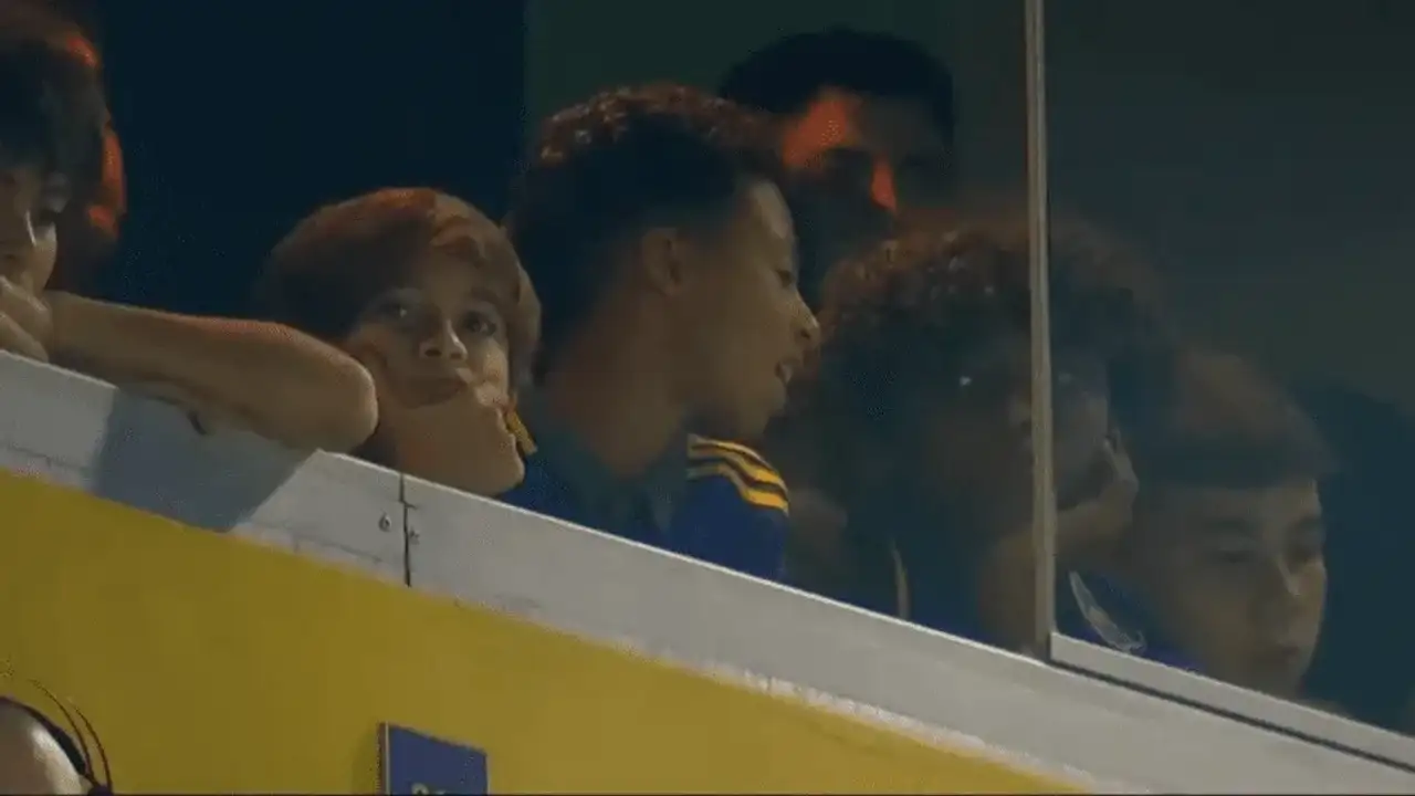 Thiago Messi fue a La Bombonera con sus compañeros de la Sub 13 del Inter Miami.