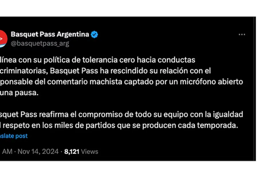 En medio de una transmisión le quedó el micrófono abierto y fue despedido por un comentario