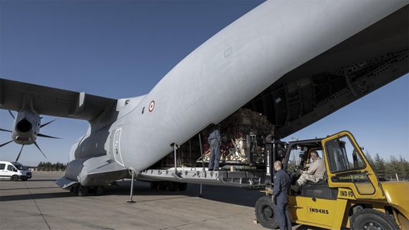 EEUU envió tres aviones militares a Egipto con ayuda para los palestinos de Gaza