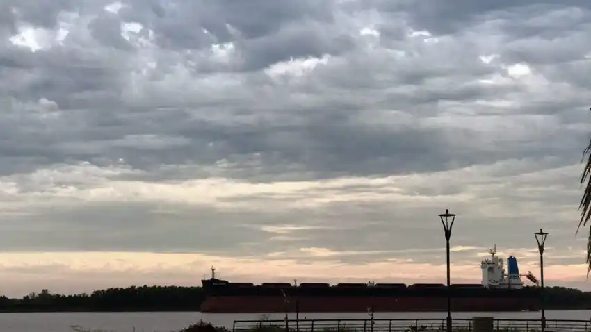 Miércoles mayormente nublado y con temperatura en ascenso en Rosario