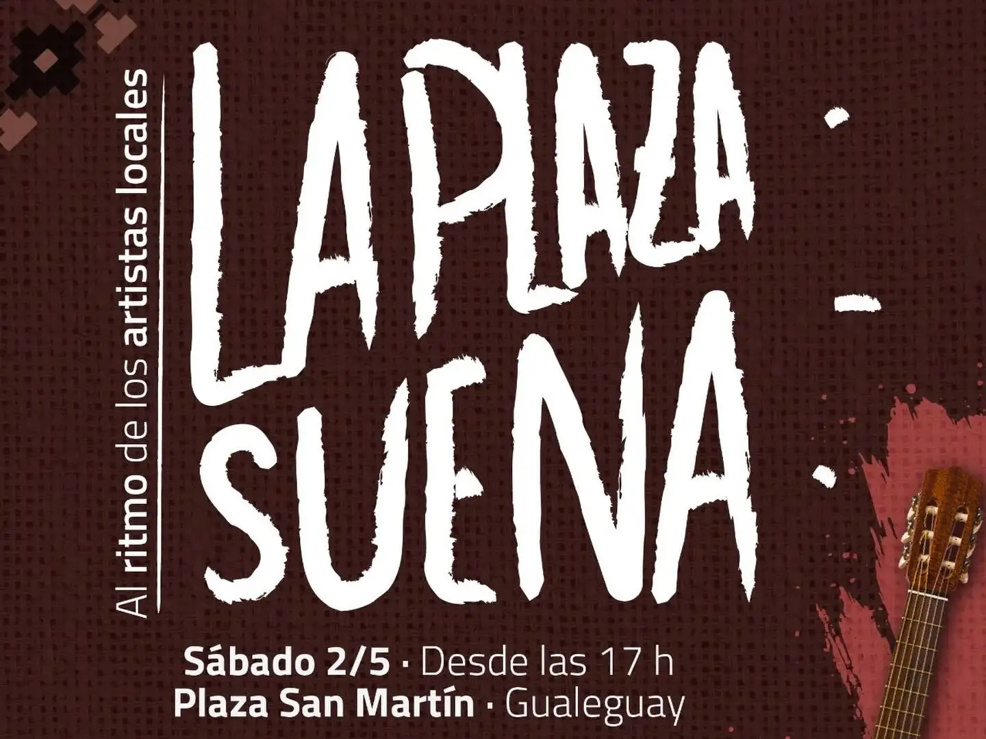 Música y cultura local: vuelve “La Plaza Suena” a Gualeguay