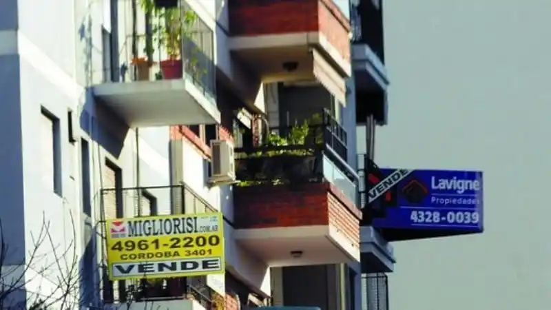 Brutal caída del mercado inmobiliario en la Provincia