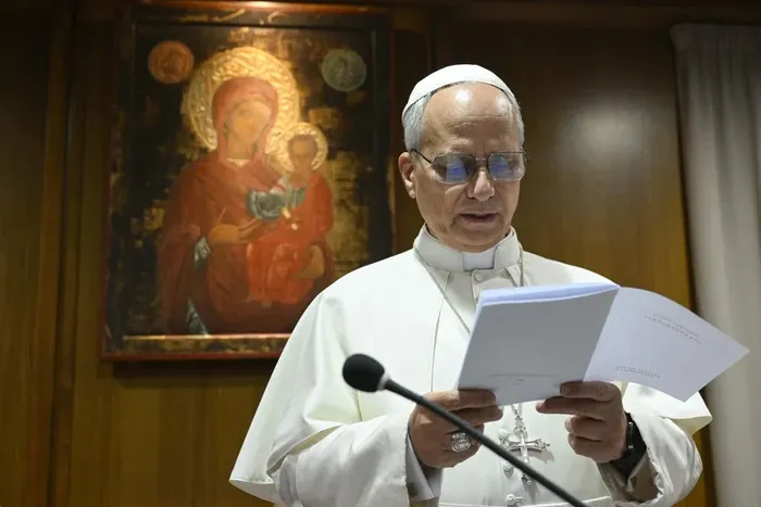 El papa Leo XIV en el Vaticano. EFE