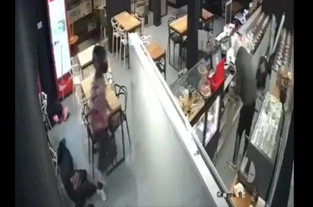 Robo en una heladería