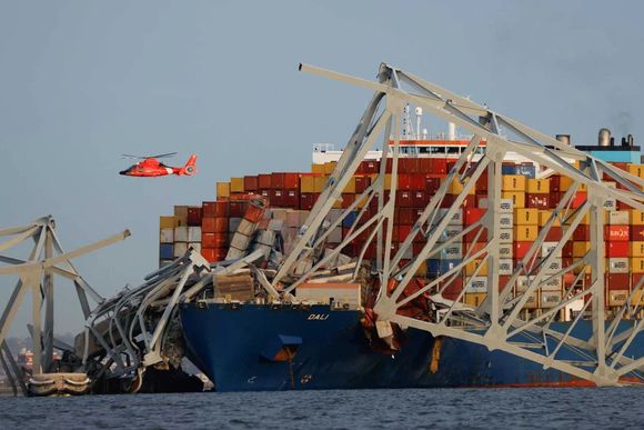 Características del puente Francis Scott Key,  que colapsó tras ser impactado por un barco