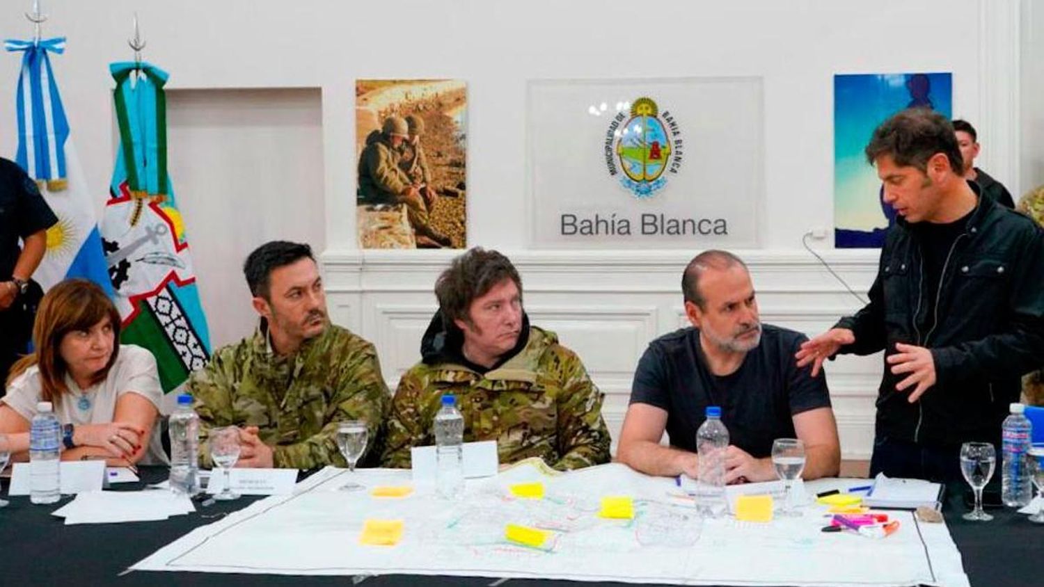 Milei suspendió su viaje a Mendoza por el trágico temporal en Bahía Blanca