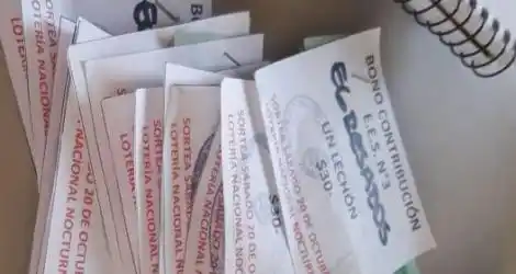Bonos encontrados en la calle
