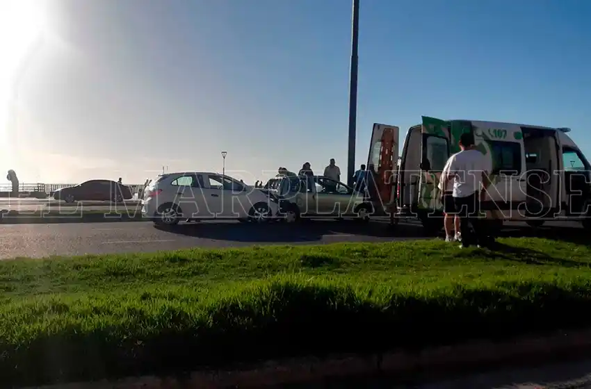 Choque en la costa: ¿distracción o le frenó de golpe?