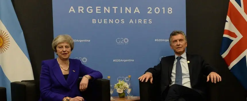Mauricio Macri se reunió con Theresa May