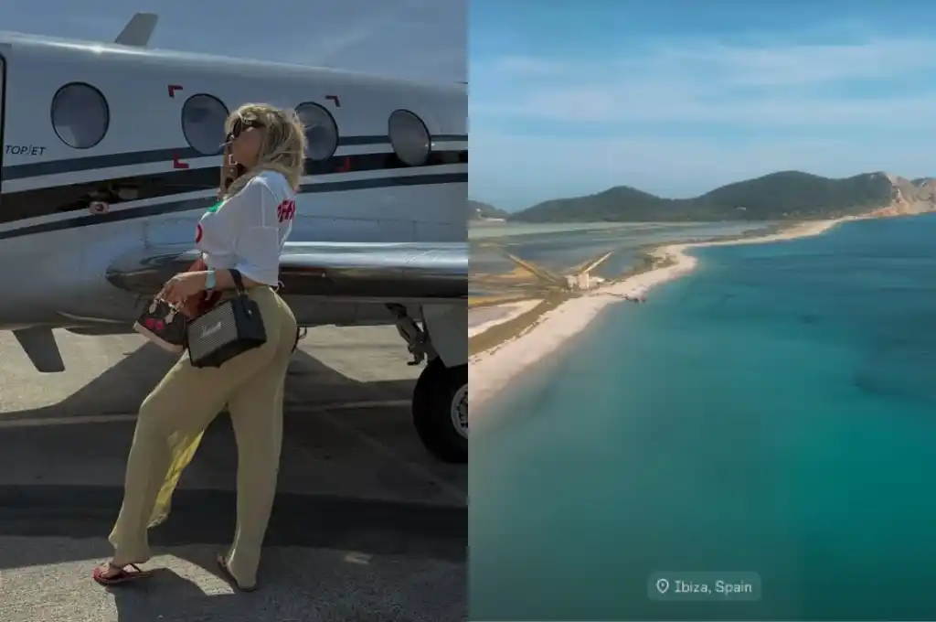 Wanda Nara en sus redes sociales