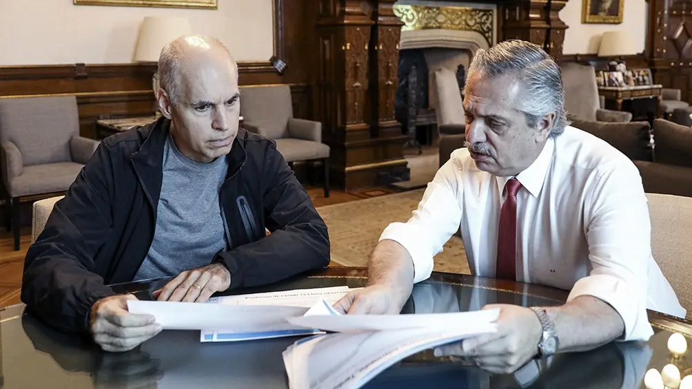 Fernández, tras reunirse con Larreta: «En la adversidad, estamos más unidos que nunca»