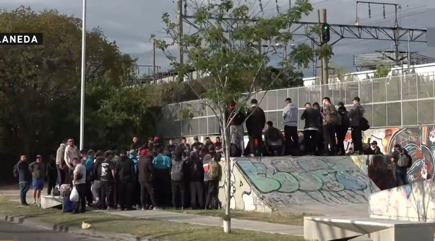 La concentración de trabajadores tuvo lugar en Avellaneda.