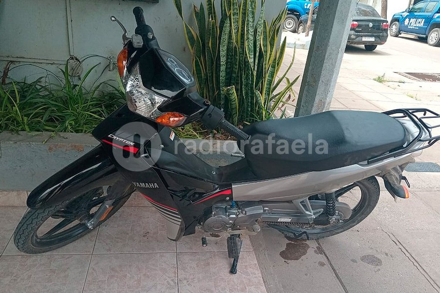 Robaron una moto en la región y la estaban usando “como si nada”