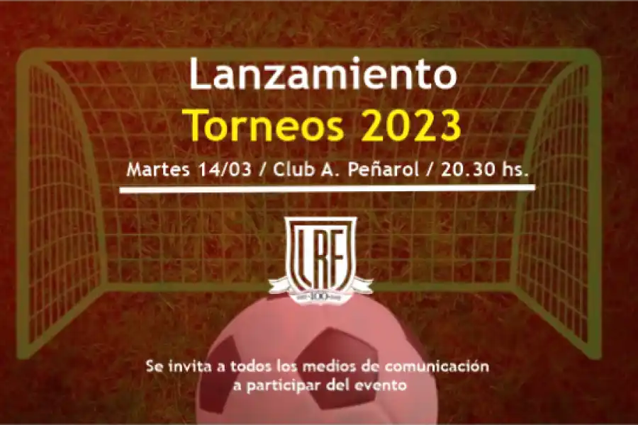 Se presentan los Torneos oficiales 2023 de la LRF