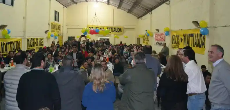 Multitudinario encuentro de Javier Melchiori junto a De Ángeli y Mattiauda 