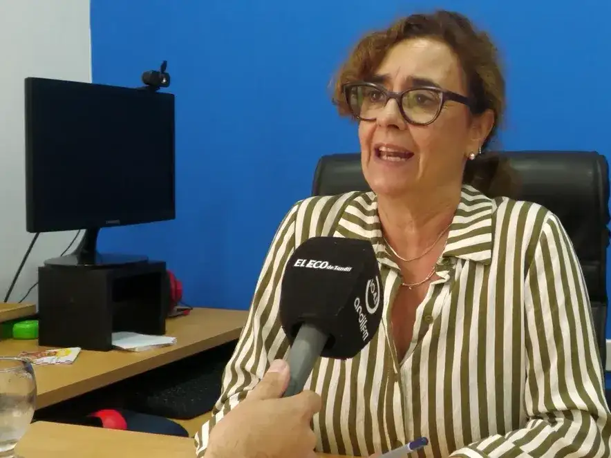 La secretaria de Adunce adelantó la actividad que se realizará hoy en Pinto y Rodríguez.