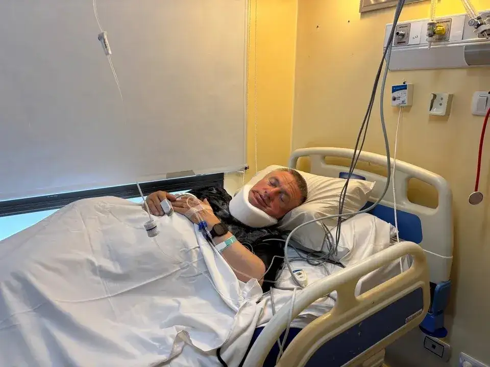 Konstantin Rudnev fue internado luego de una crisis hipertensiva