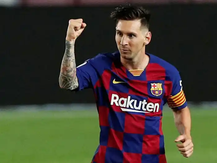 Messi. Con un lujo llegó a los 700 goles