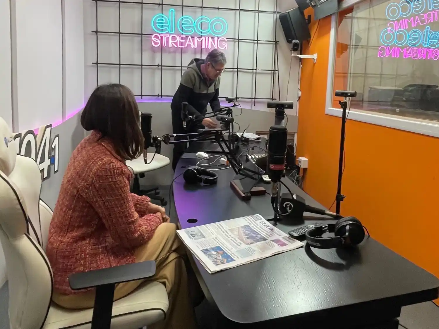 El estudio de El Eco Streaming.