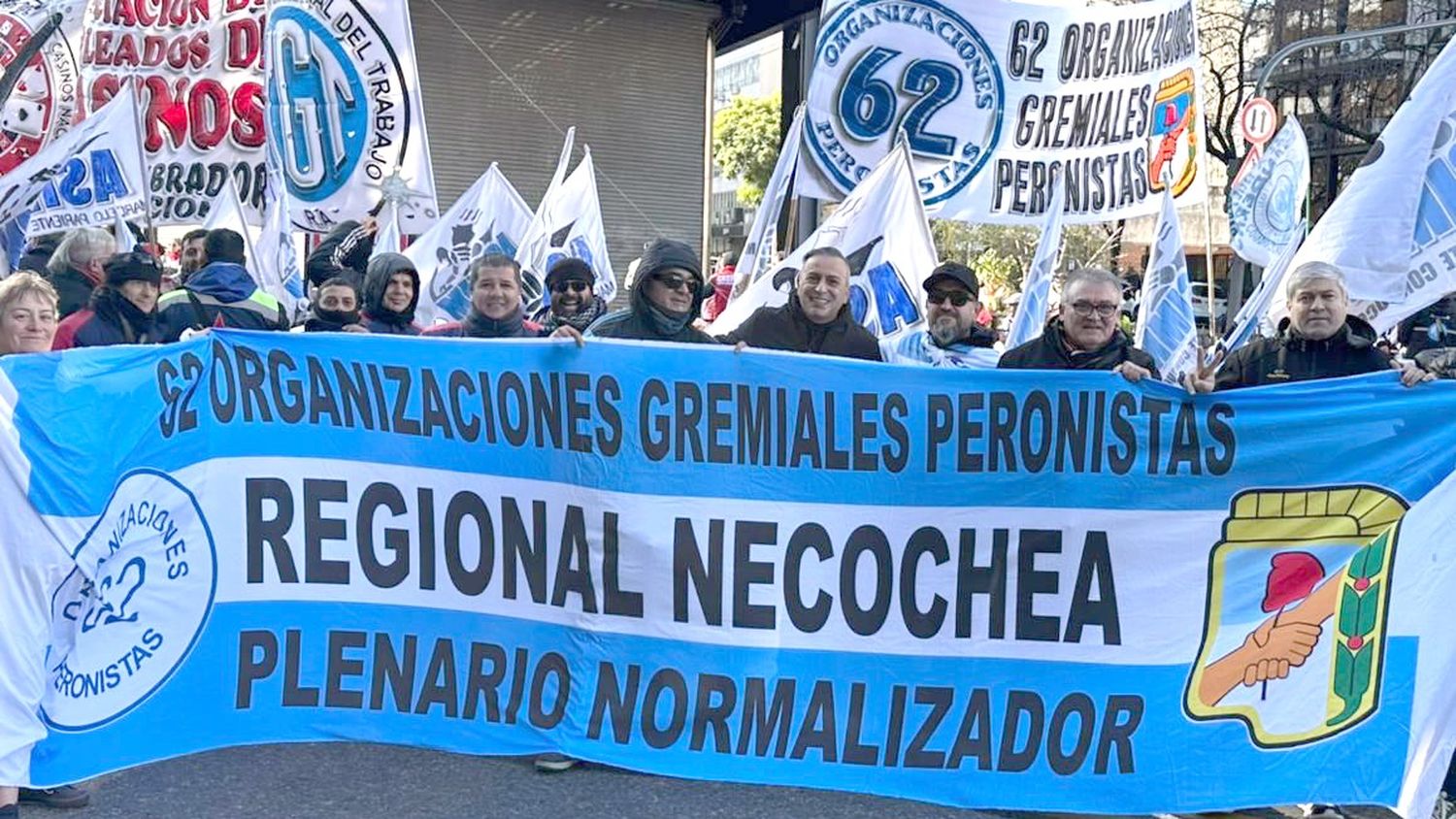 Presentes. Las 62 Organizaciones Peronistas Regional Necochea