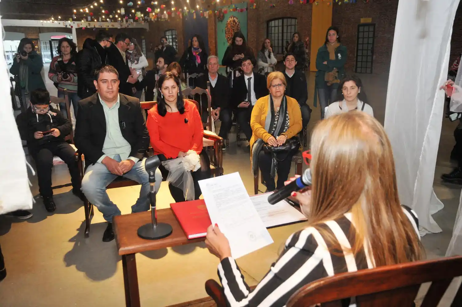 Se celebró el primer casamiento en La Redonda