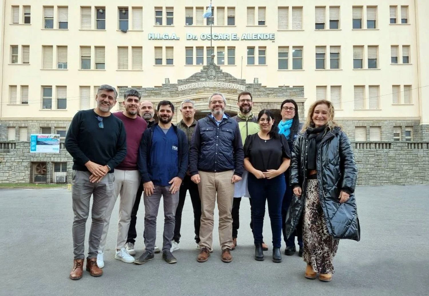 El director provincial de Hospitales, Juan Riera, visitó el HIGA.