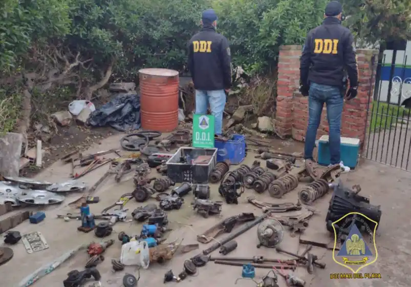 Atraparon a "Willy": vendía autopartes ilegales y herramientas de corte