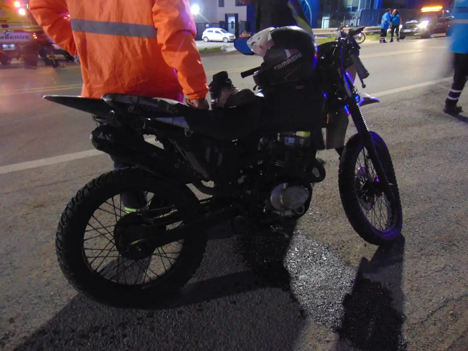 Motocicleta accidente