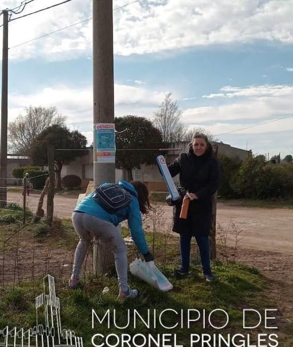 Campaña contra el dengue en Coronel Pringles