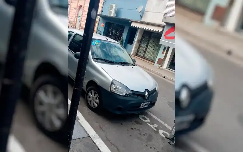 Reclamo: estacionado en el lugar de las motos