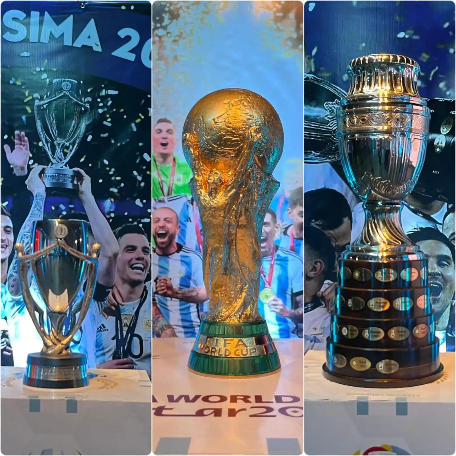 Los logros de la Selección Nacional de Fútbol, exhibidos en el Centro Cultural de Venado Tuerto.