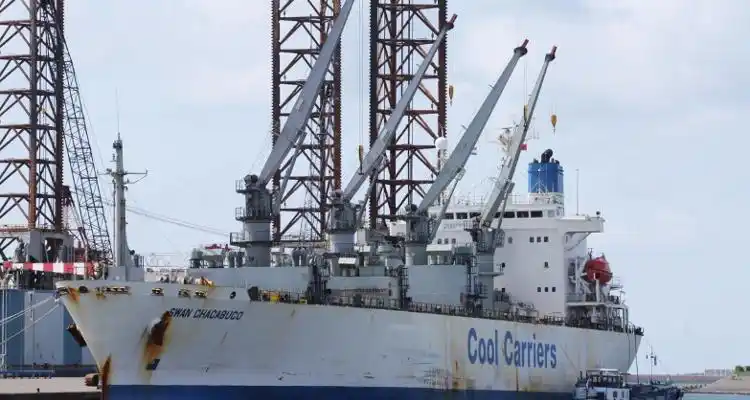 Cargan el quinto barco de frutas de la temporada