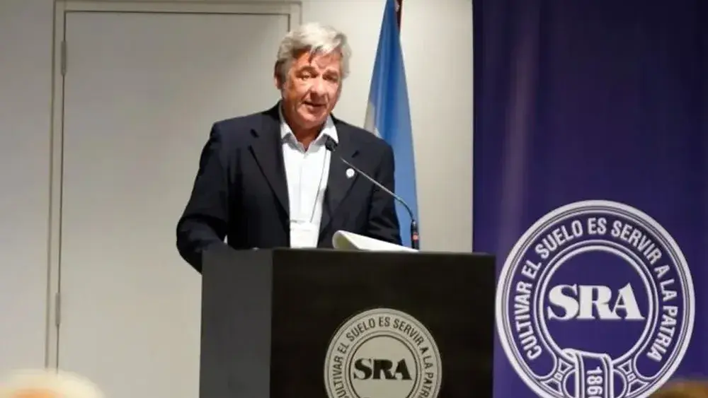 Nicolas Pino, presidente de la Sociedad Rural.