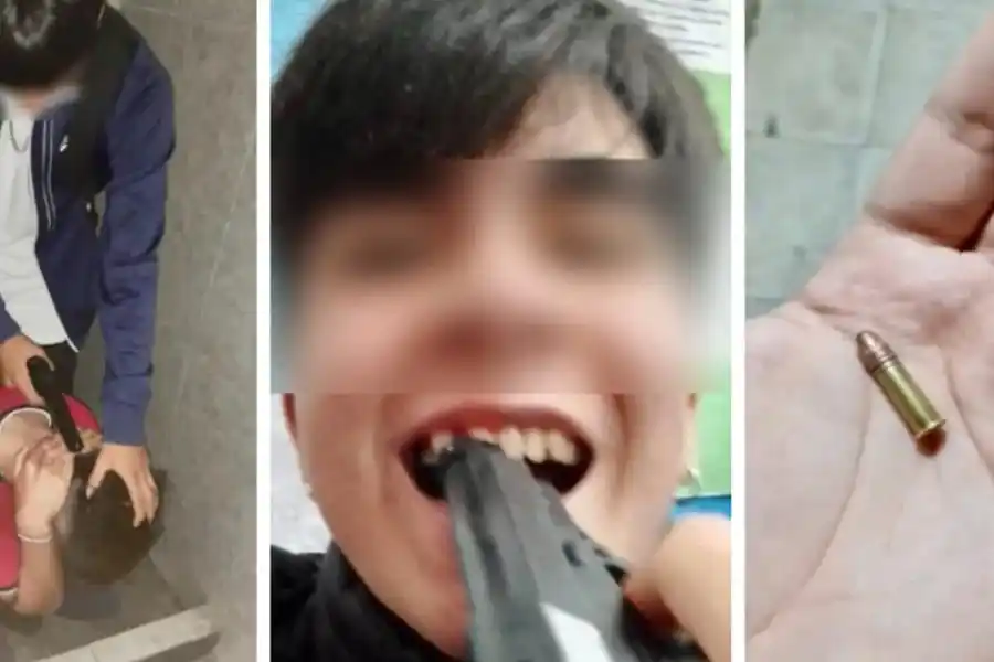 VIDEO | Indignación por un adolescente que llevó dos "armas" a la escuela y simuló un fusilamiento