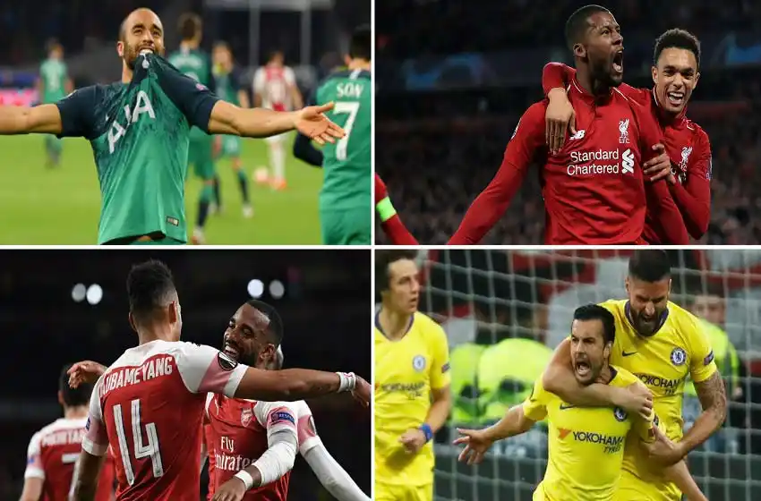 Los antecedentes de campeones del mismo país en los principales torneos europeos