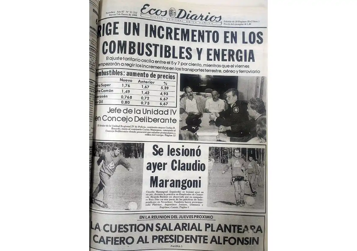 Jueves 7 de enero de 1988