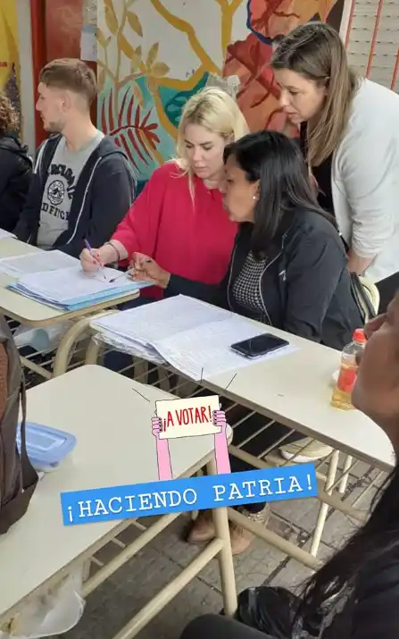 Esmeralda Mitre fue fiscal y un hombre la increpó y le gritó en plena elección